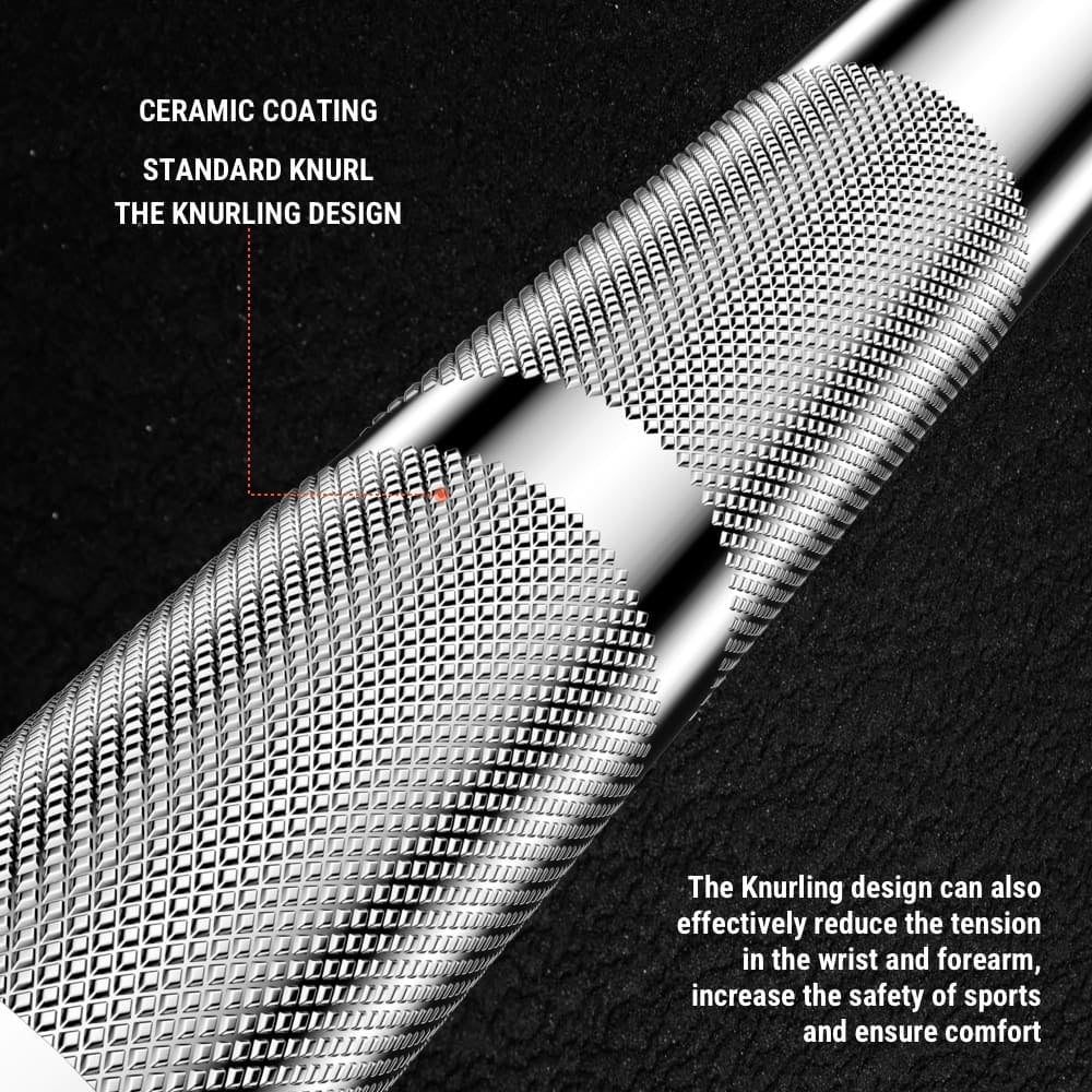 Olympic Barbell: 7 feet Long and Weighs 45lbs muscle peaks