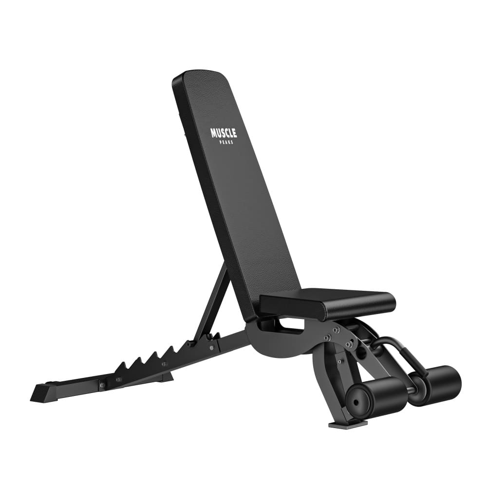 An adjustable weight bench