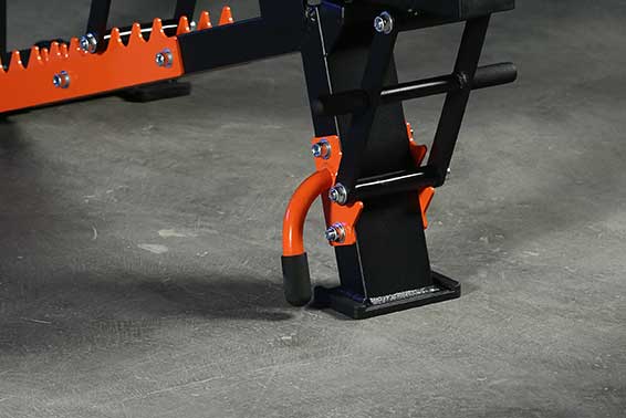 The adjust part in the weight bench