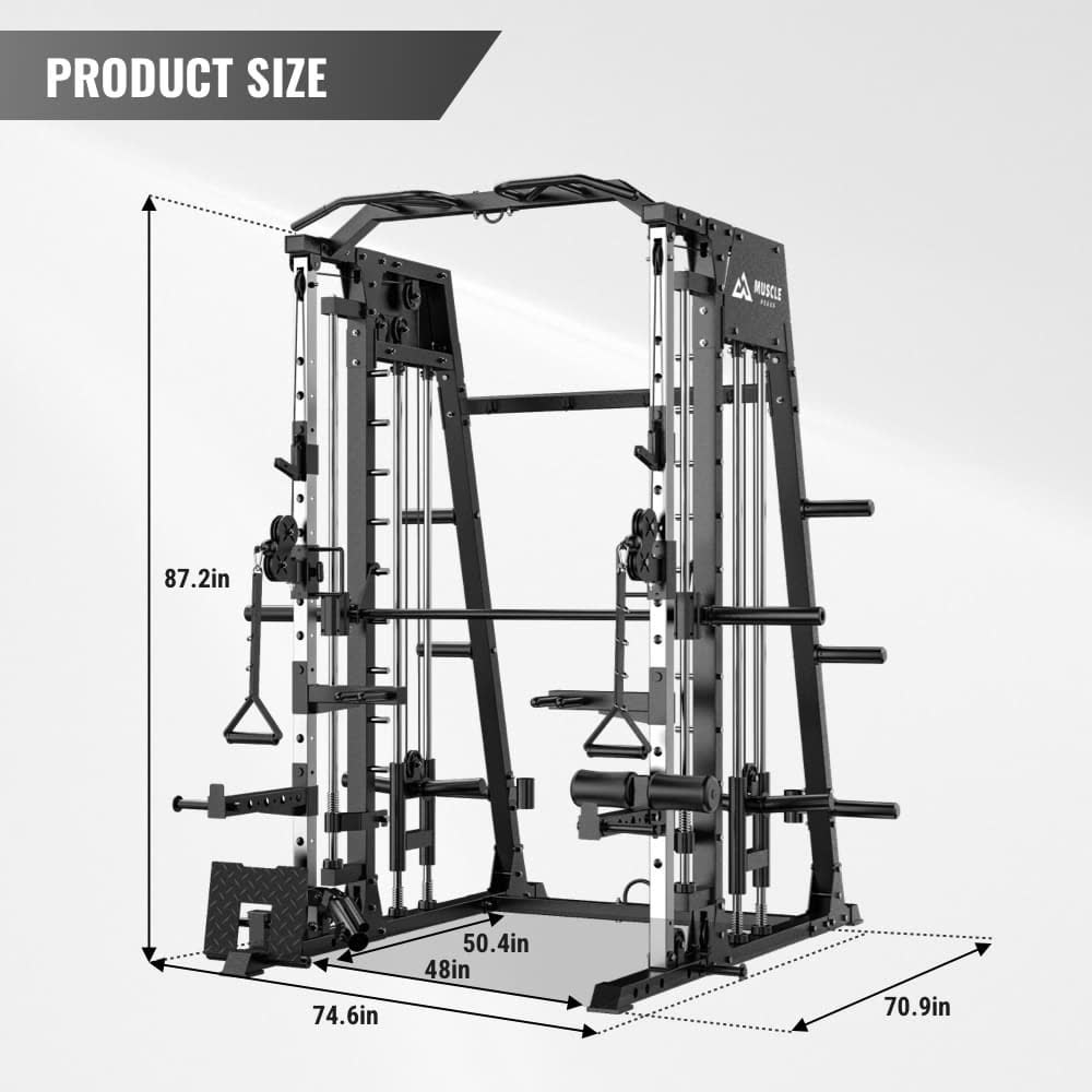 The ultimate all-in-one multifunctional smith machine muscle peaks