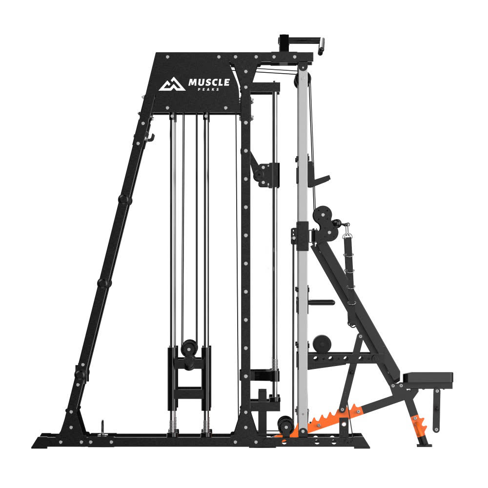 The ultimate all-in-one multifunctional smith machine muscle peaks