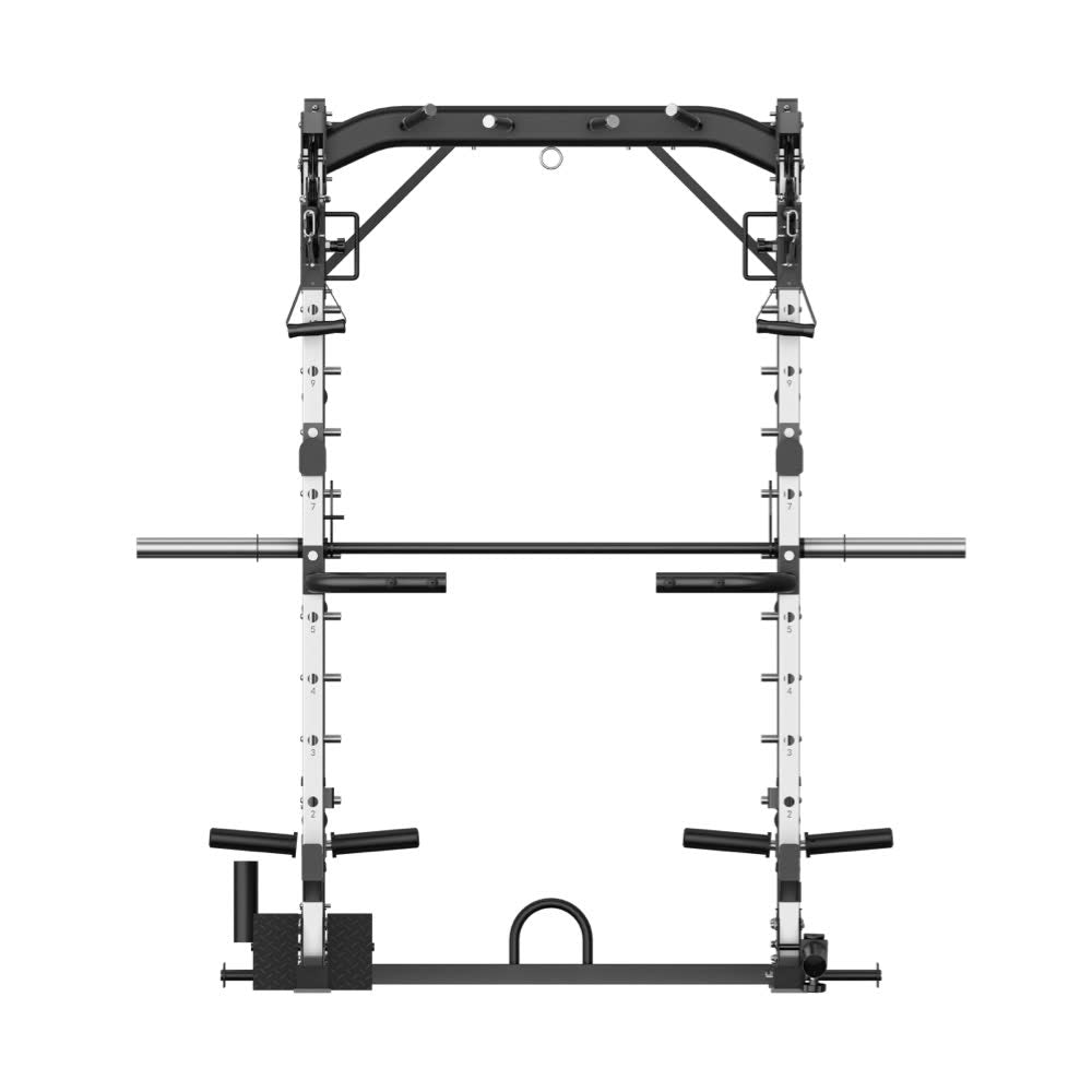 A black smith machine with bench all in one home gym can help you to do more than 90 exercise. muscle peaks