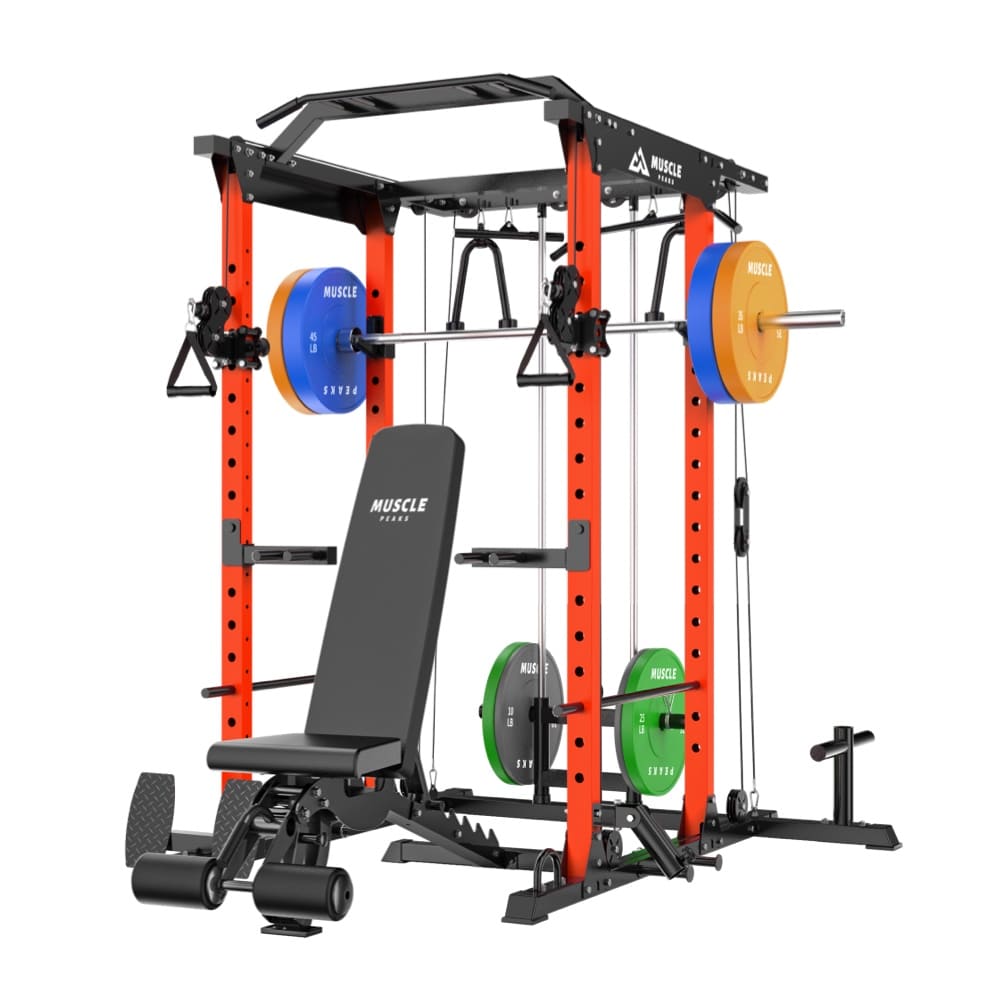 An all in one exercise equipment home gym power rack